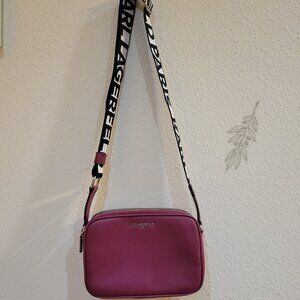 EUC Karl Lagerfeld Crossbody Bag with Guitar Strap